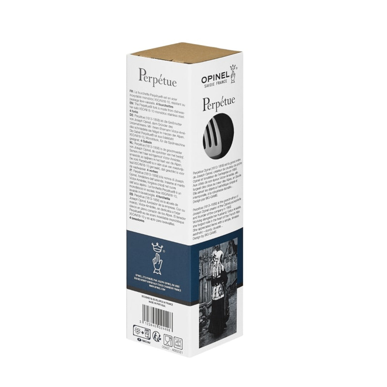 Opinel Tafelvorkenset RVS Perpétue 4-delig