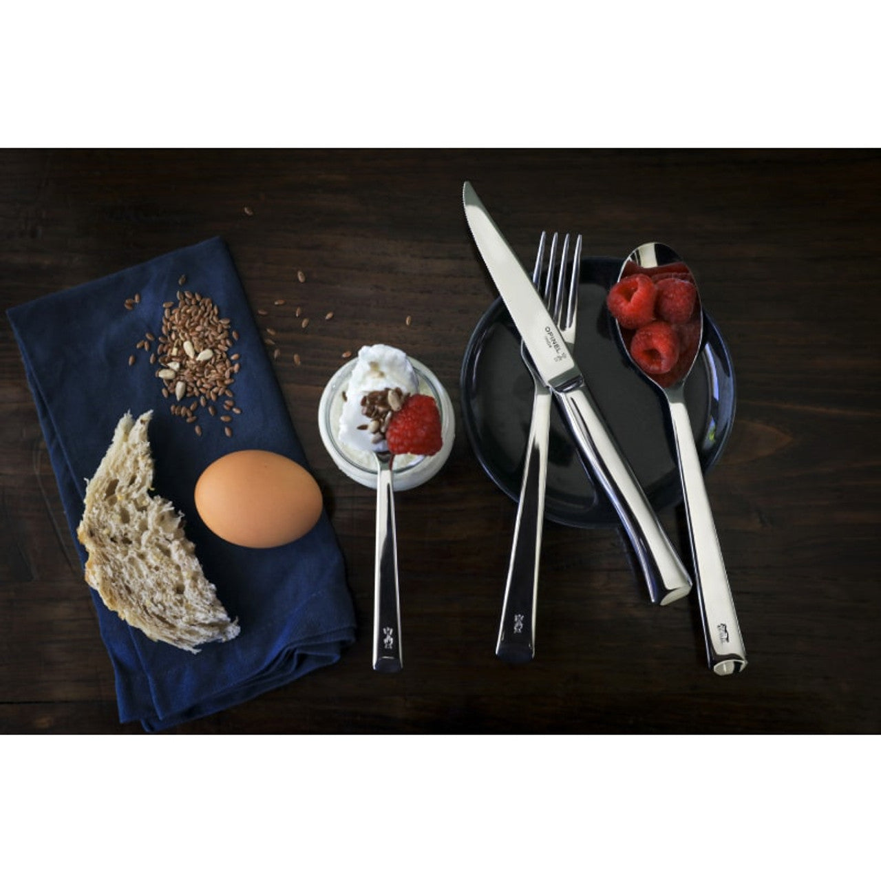 Opinel Bestekset 16-delig Perpétue RVS