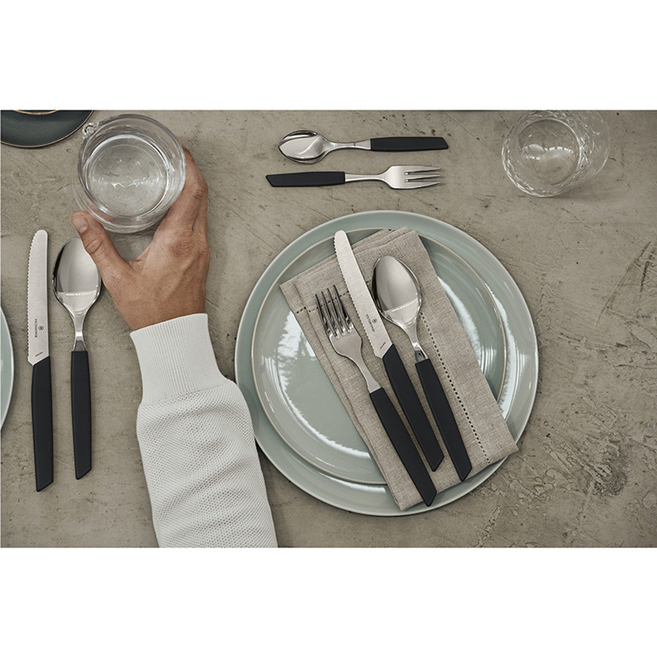 Victorinox Bestekset, Swiss Modern 12 delig RVS