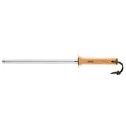 Opinel Aanzetstaal 25 cm RVS Beukenhout met leren koord