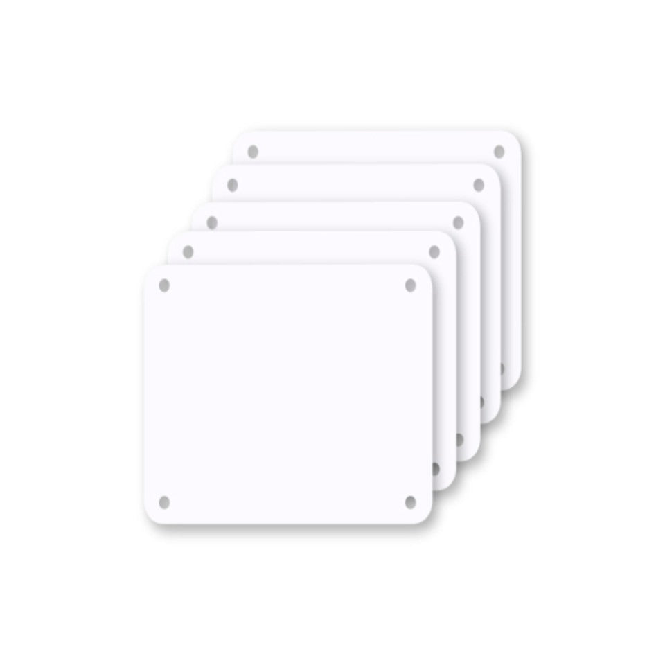Profboard Snijplaat Wit 28x28x0,1cm 5 Stuks