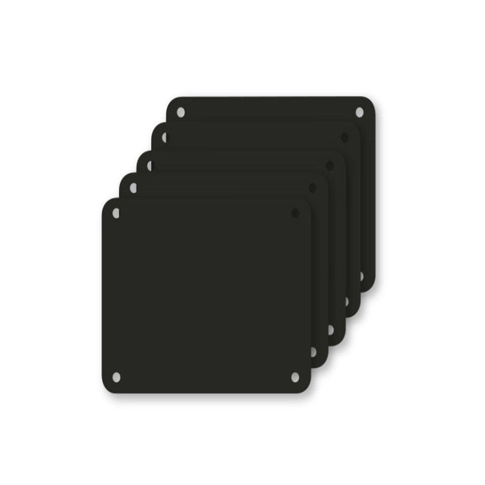 Profboard Snijplaat Zwart 28x28x0,1cm 5 Stuks