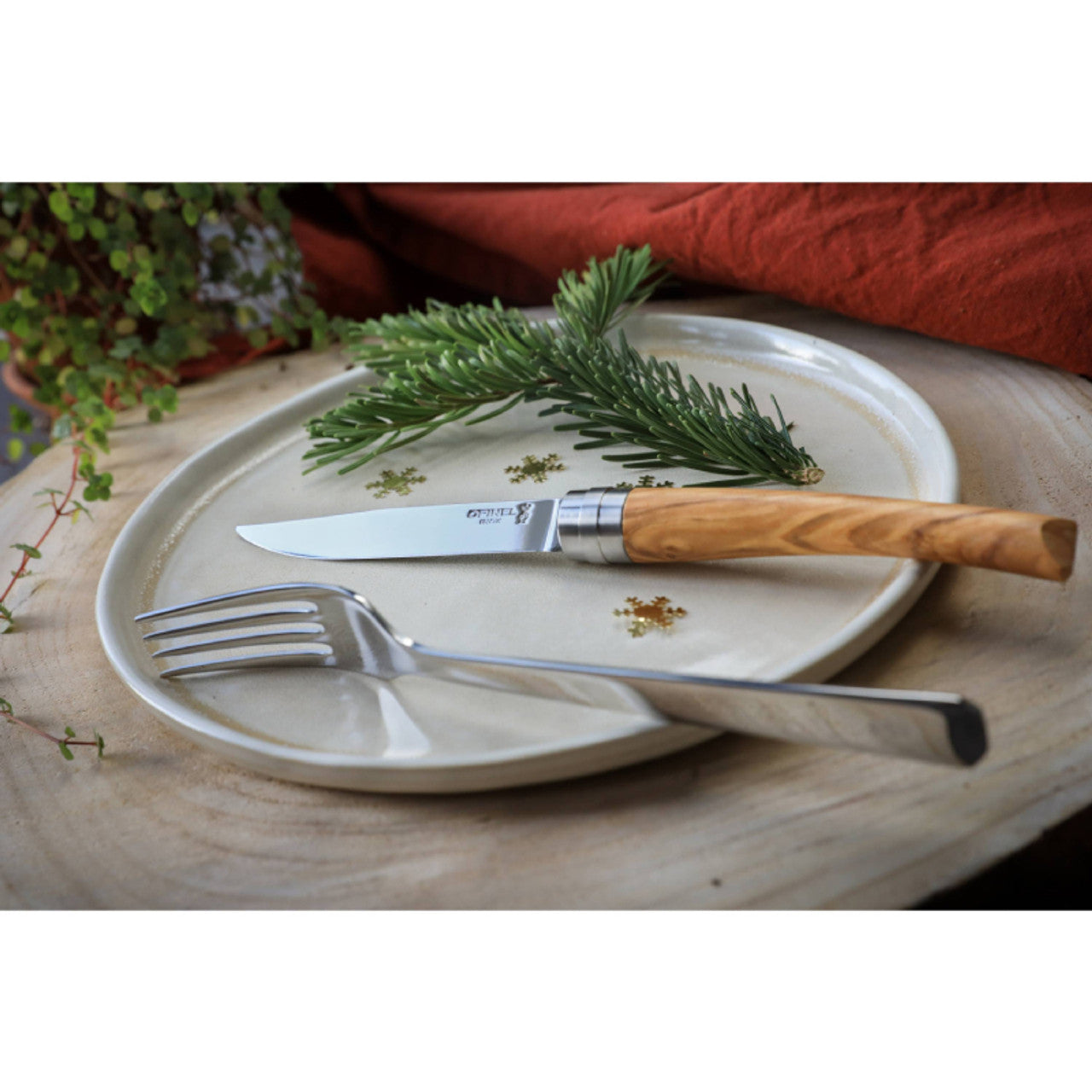 Opinel Table Chic Steakmessenset 4 delig