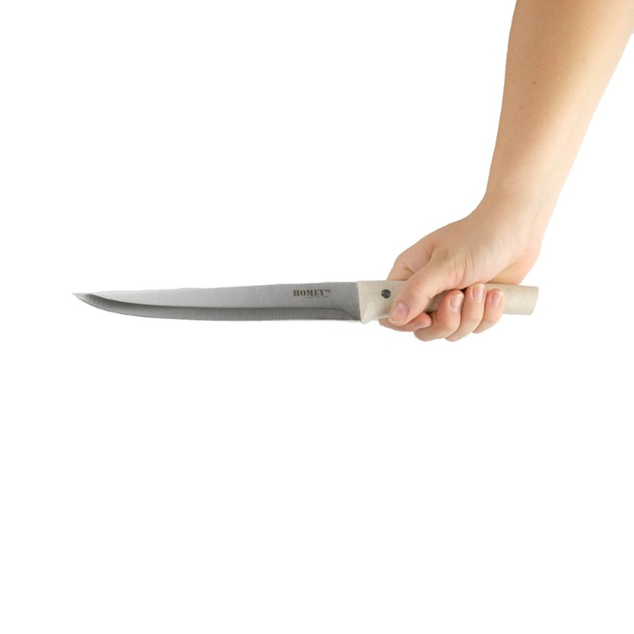 Homey's VITT Vleesmes 20 cm RVS / tarwegras