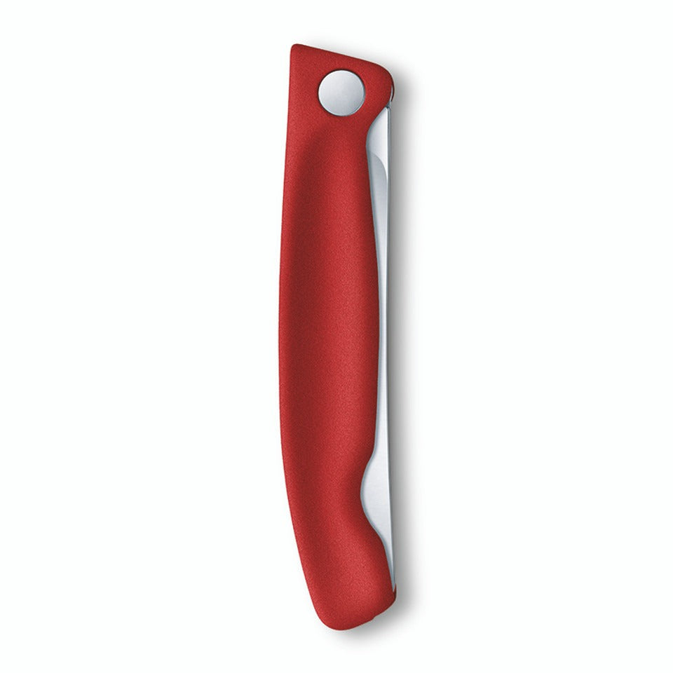 victorinox ingeklapt schilmes glad 11 cm rvs rood kunststof rechts