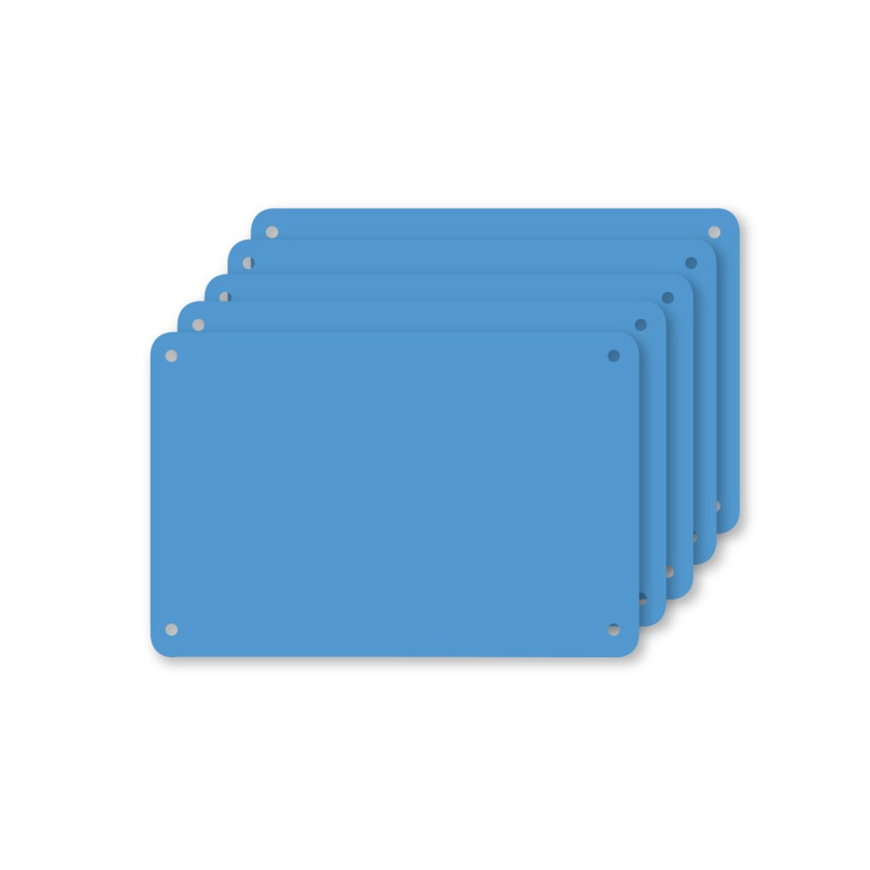 Profboard Snijplaat Blauw 40x60x0,1cm 5 Stuks