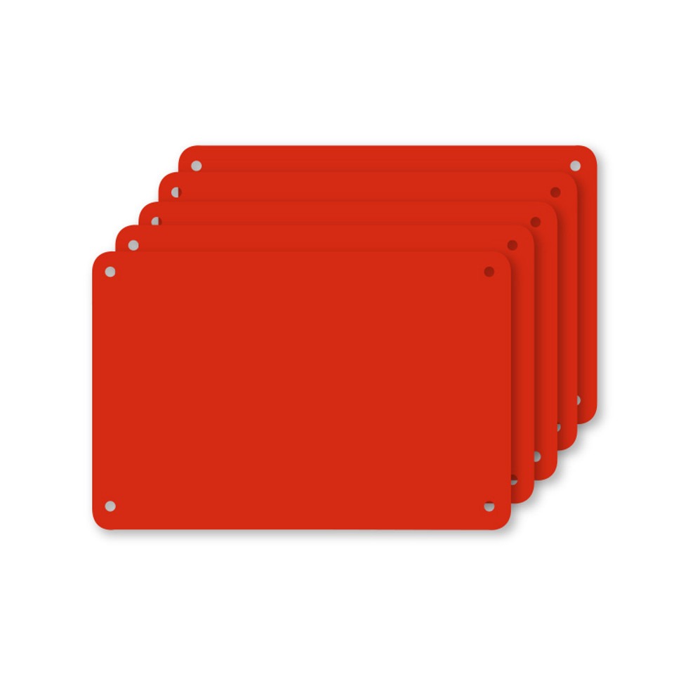 Profboard Snijplaat Rood 40x60x0,1cm 5 Stuks