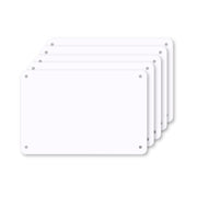 Profboard Snijplaat Wit 40x60x0,1cm 5 Stuks