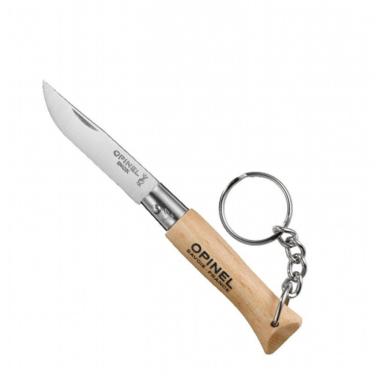 Opinel Zakmes N°04 RVS met sleutelhanger