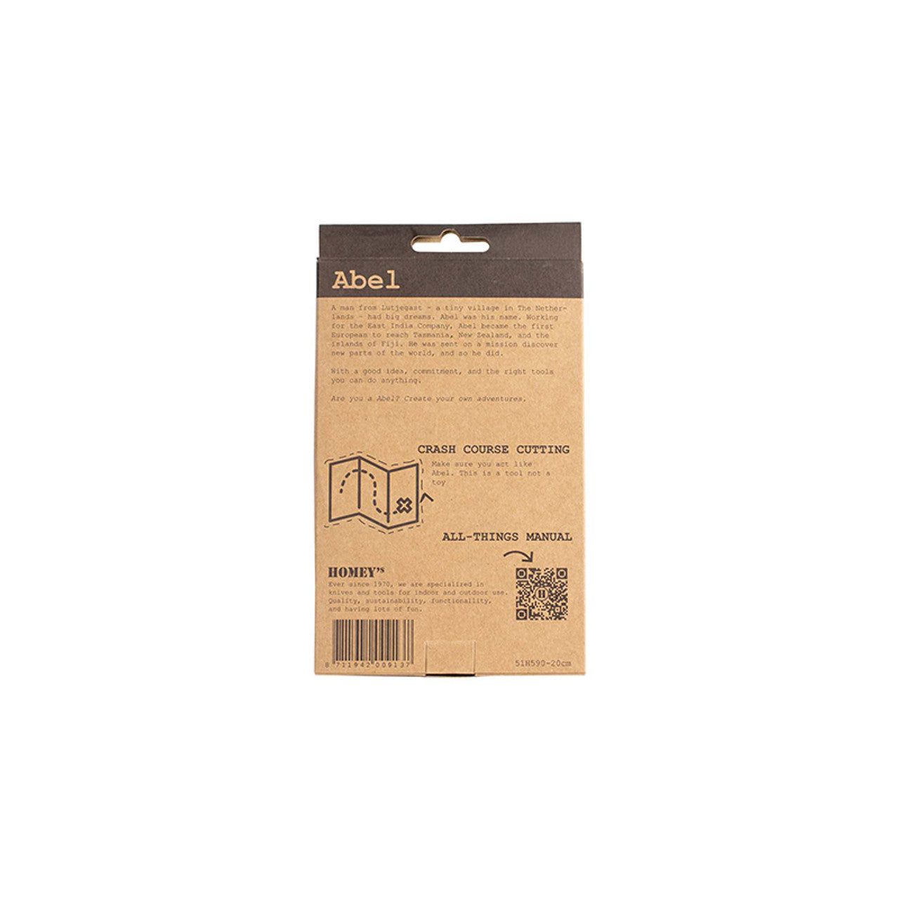 Homey's Zakmes Outdoor Abel RVS Pakkahout