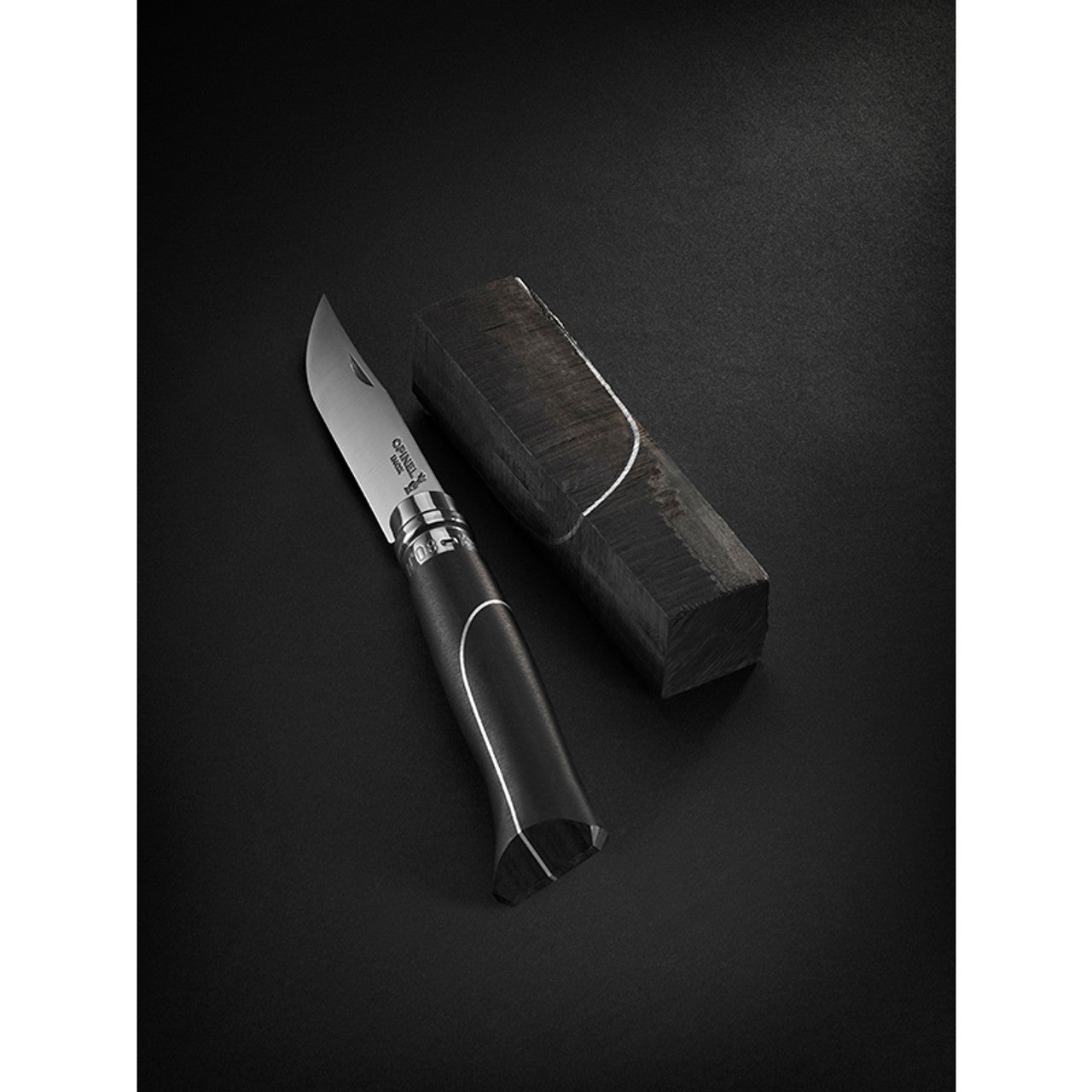 Opinel Zakmes Ellipse N°08 RVS Ebbenhout