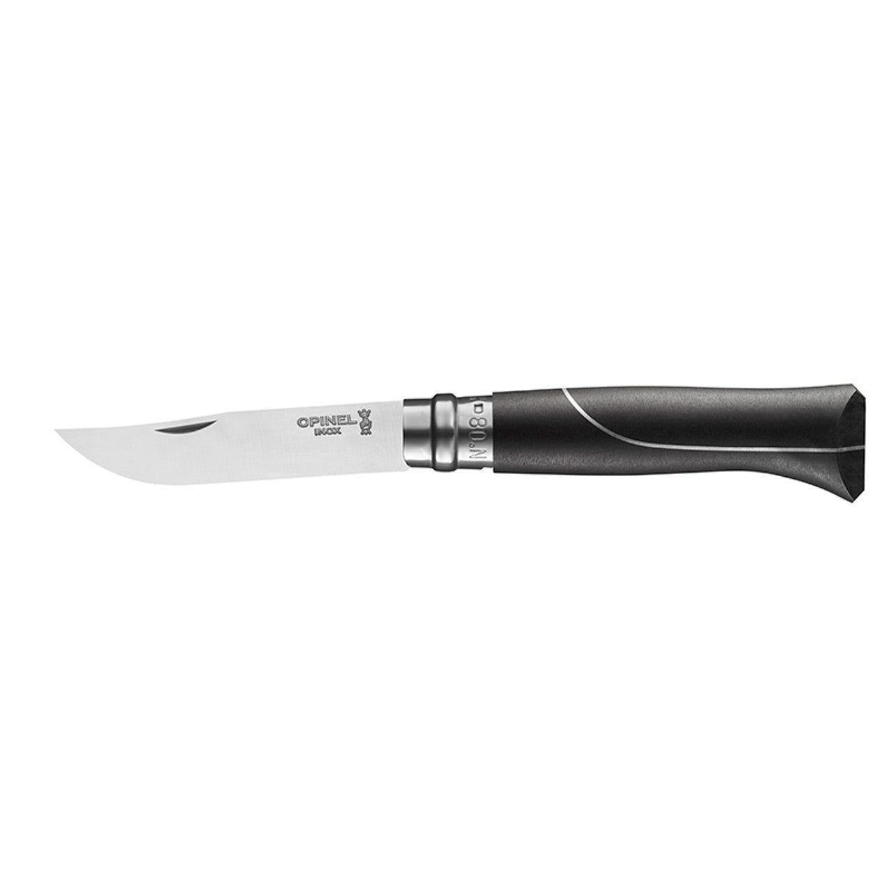 Opinel Zakmes Ellipse N°08 RVS Ebbenhout