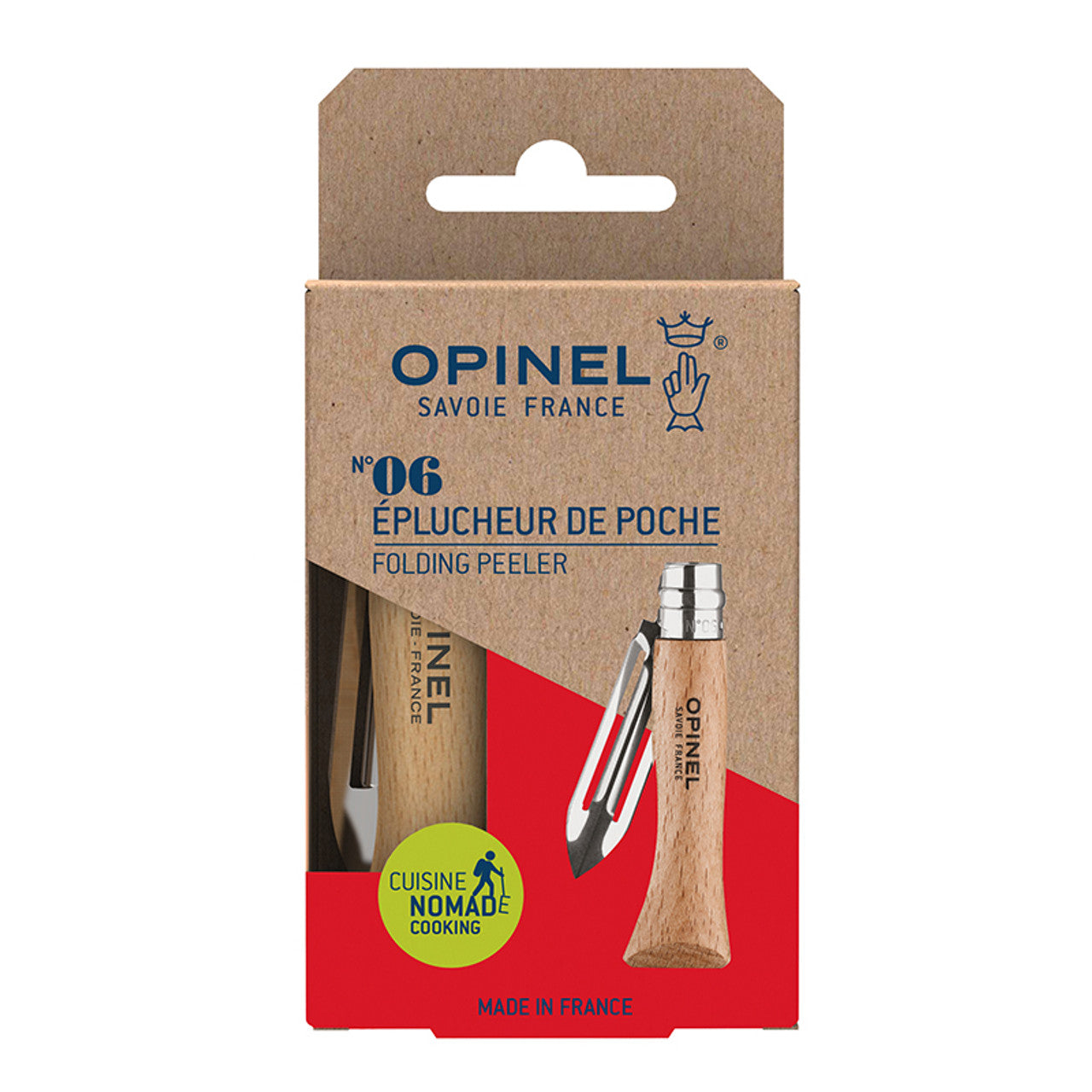 Opinel Inklapbare dunschiller N°06 RVS Beukenhout