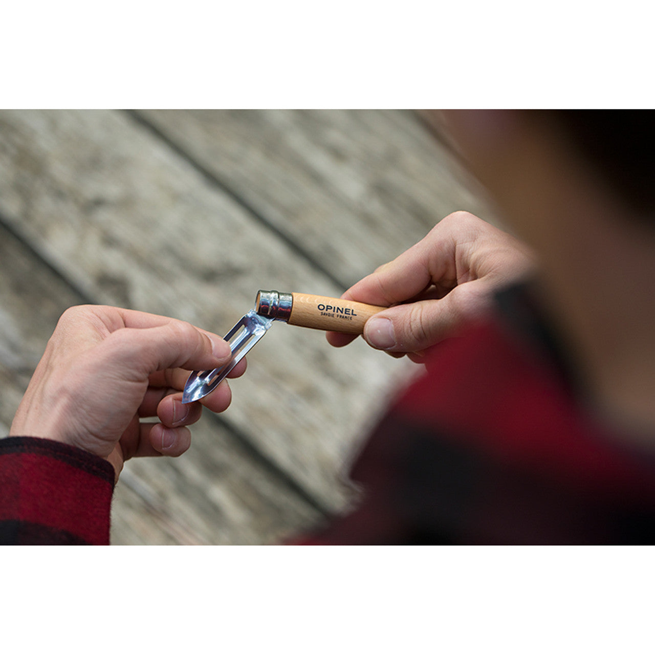 Opinel Inklapbare dunschiller N°06 RVS Beukenhout
