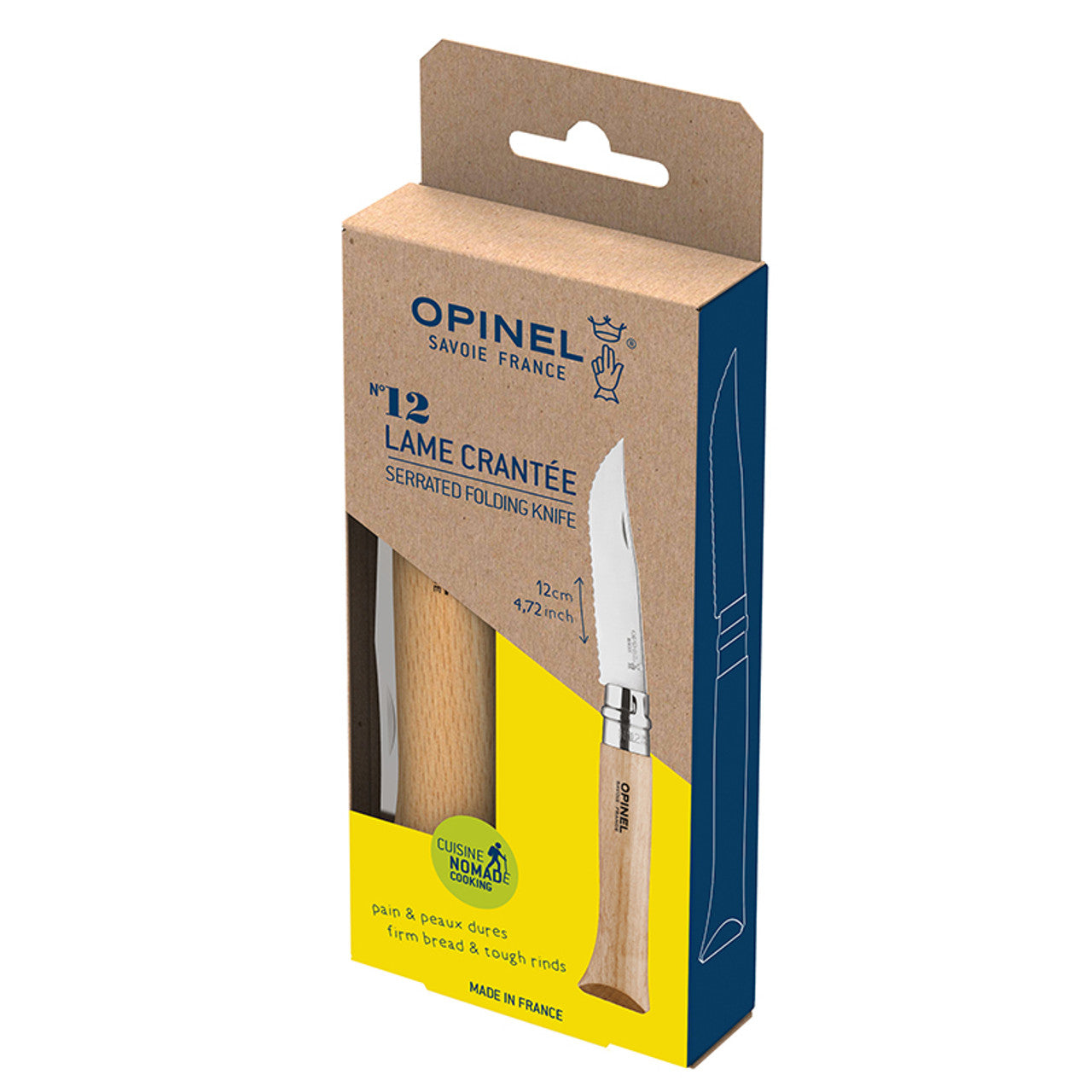Opinel Zakmes N°12 gekarteld