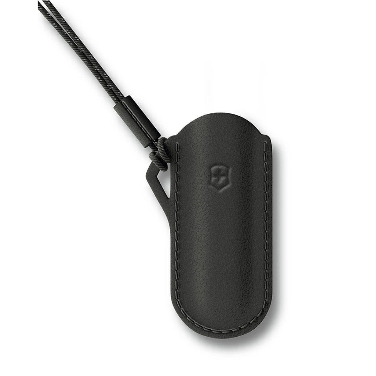 Victorinox Classic SD 7 Functies Zwart Dark Illusion + Lederen Etui Zwart