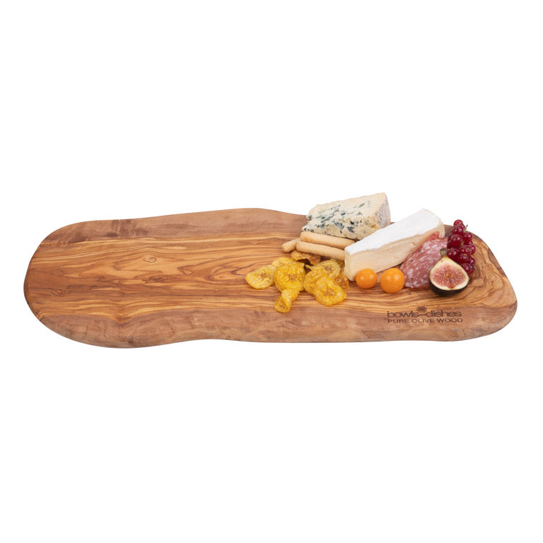 Bowls & Dishes Borrelplank Olijfhout 50 t/m 55 cm
