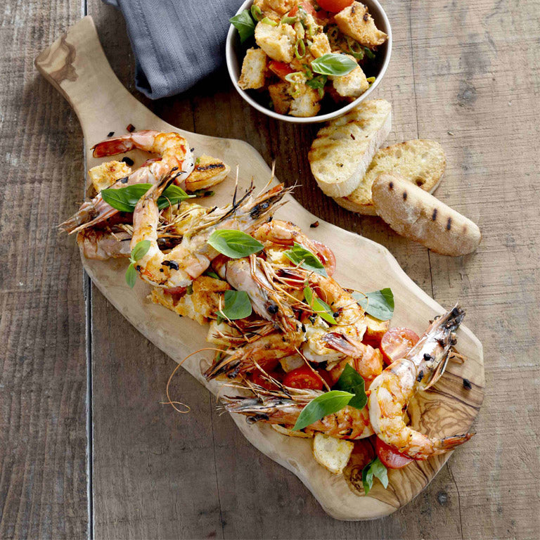 Bowls & Dishes Tapasplank Rustique Handvat Olijfhout 40 t/m 45 cm