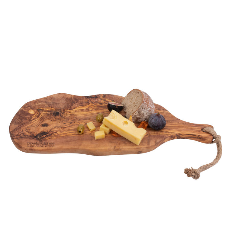 Bowls & Dishes Tapasplank Rustique Handvat Olijfhout 45 t/m 50 cm