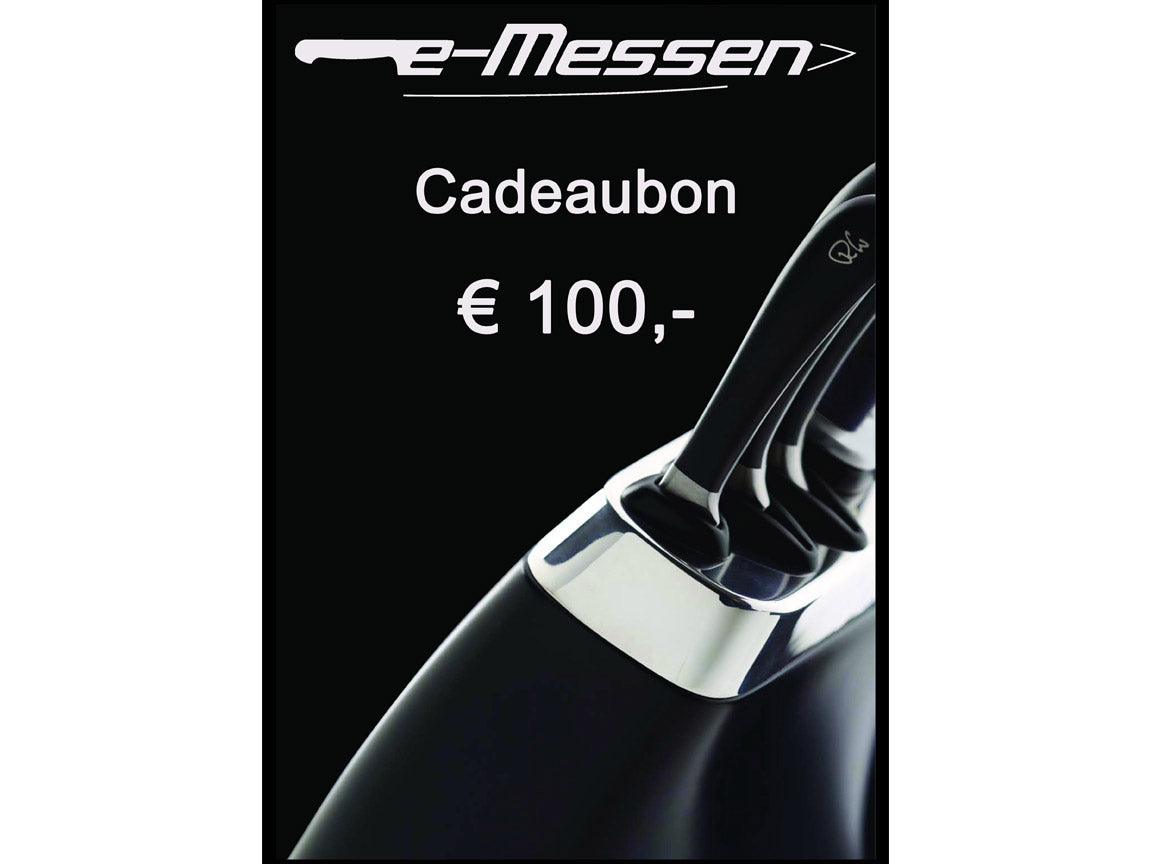 Cadeaubon t.w.v. € 100 keukenmessen