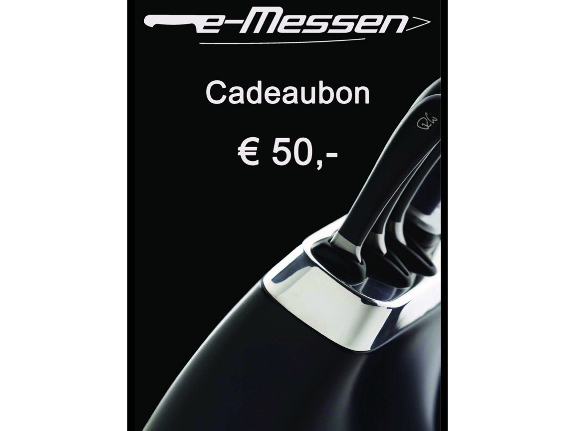 Cadeaubon t.w.v. € 50 keukenmessen