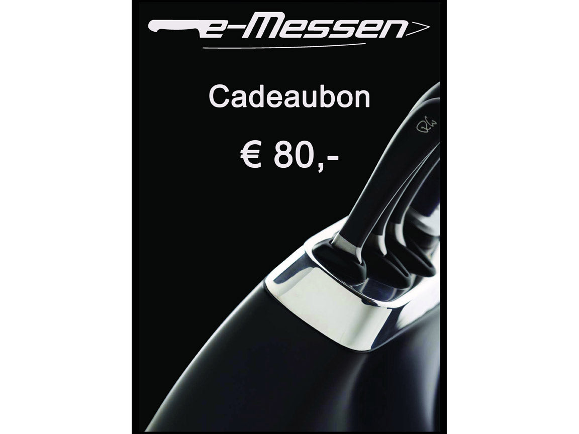 Cadeaubon t.w.v. € 80 keukenmessen