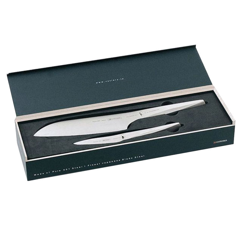 Chroma Type 301 Messenset P29 Santoku & Officemes