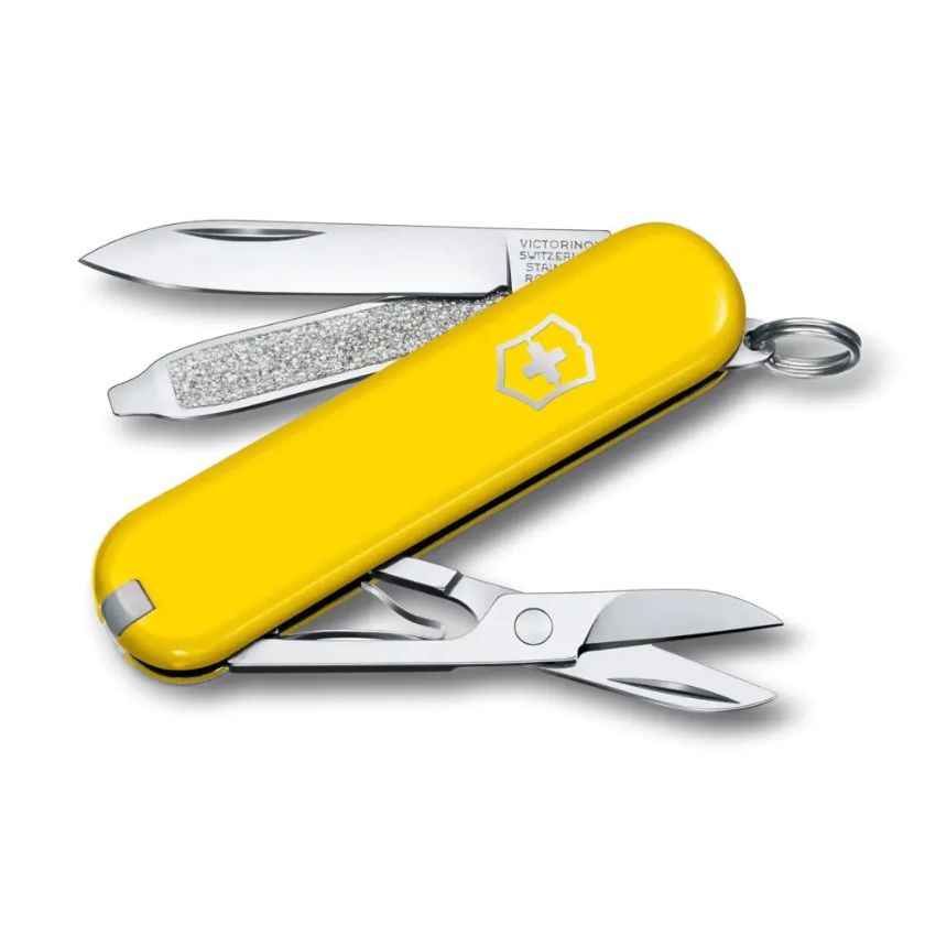Victorinox Classic SD Geel (Sunny Side) Zakmes 7 functies