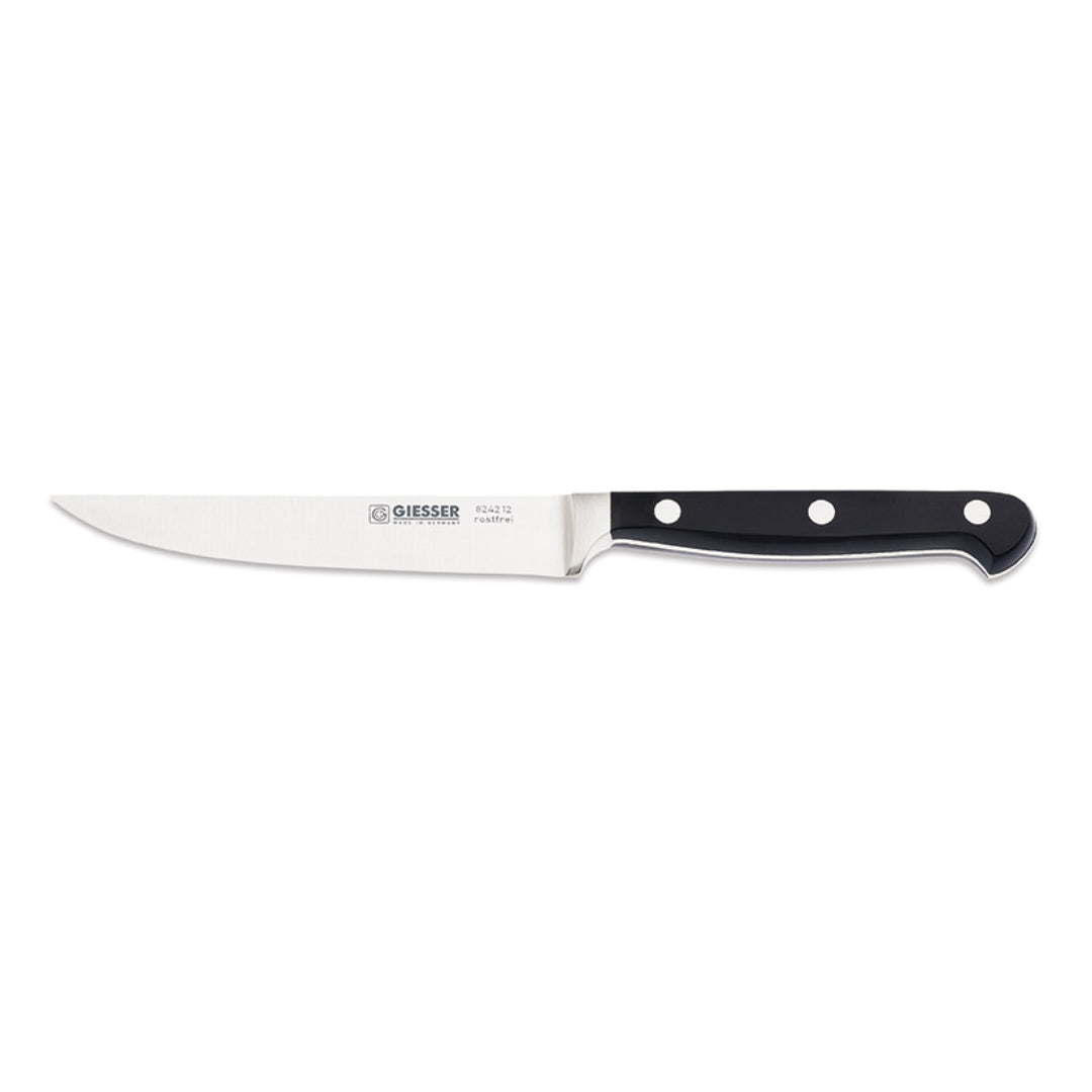 giesser steakmes zwart 12 cm