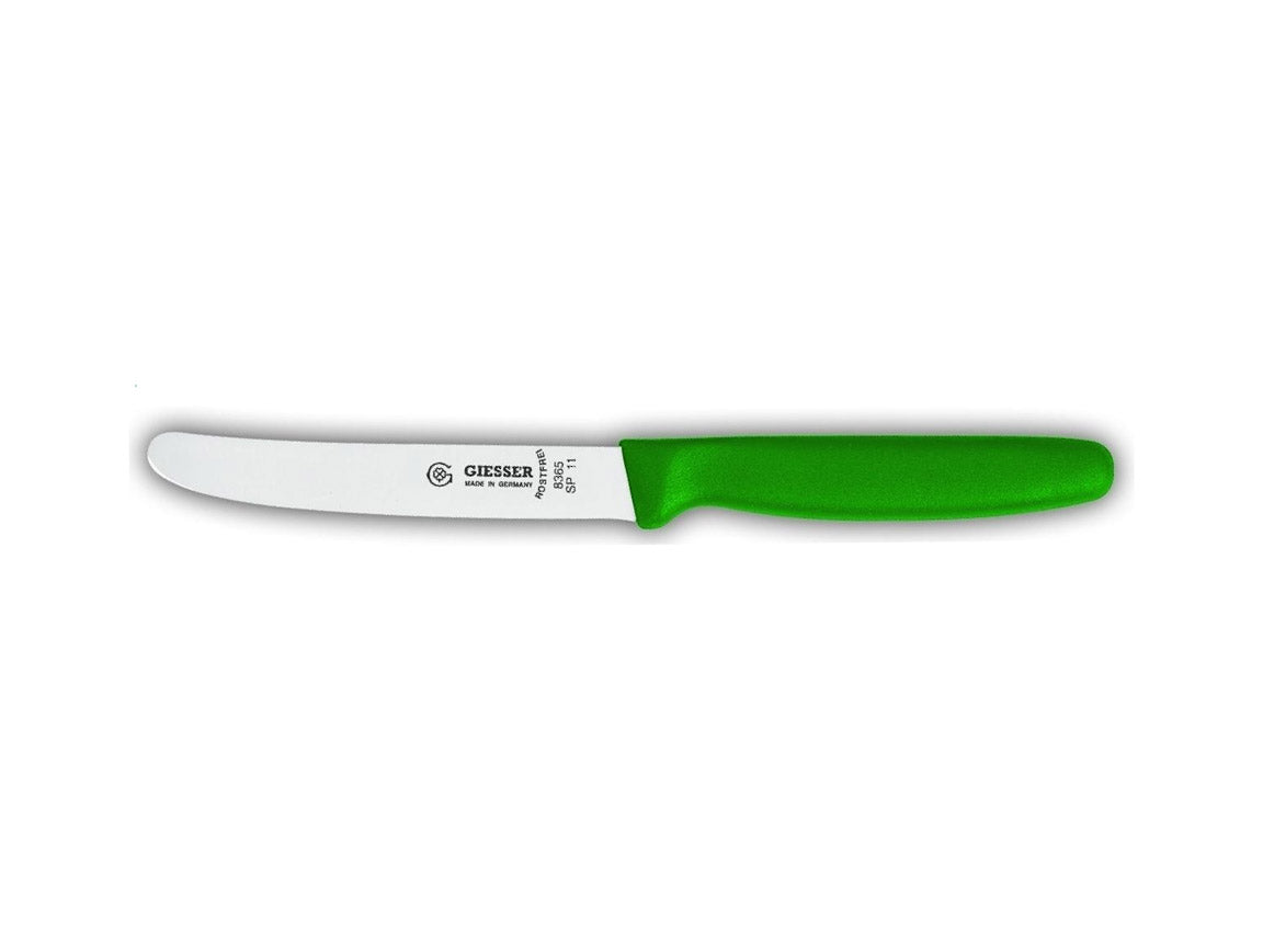 Giesser tafelmes, gekarteld, afgeronde punt Groen