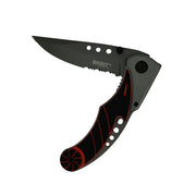 homeys zakmes fieldpal k3 zwart rood