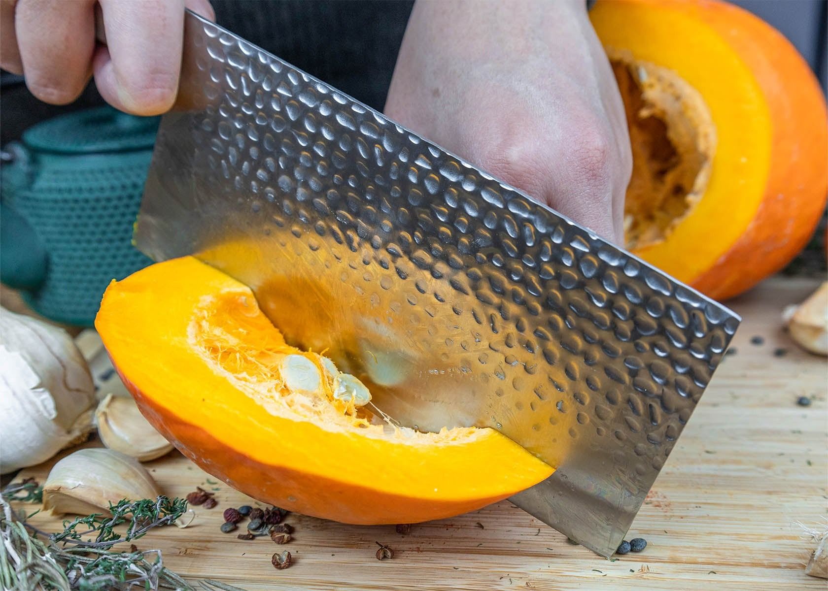 fruit hakken met kotai pakka hakmes