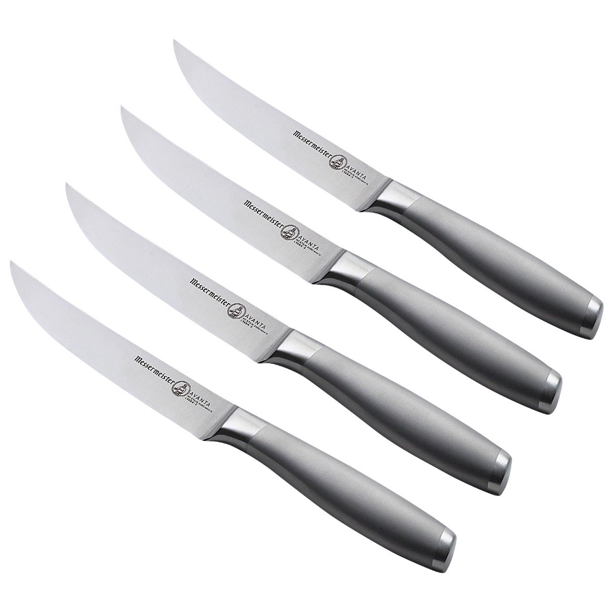 4 steakmessen messermeister avanta rvs linkerkant