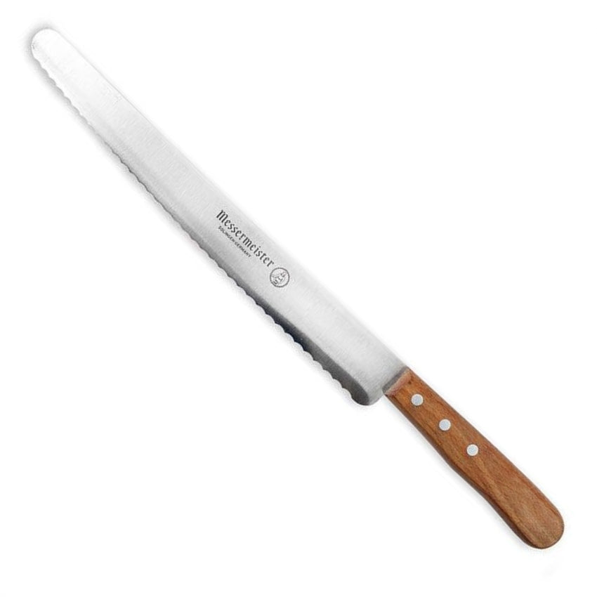 messermeister future broodmes rvs 31 cm hout