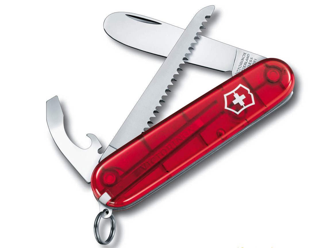My First Victorinox Red Transparant Zakmes 9 functies