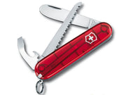 My First Victorinox Red Transparant Zakmes 9 functies
