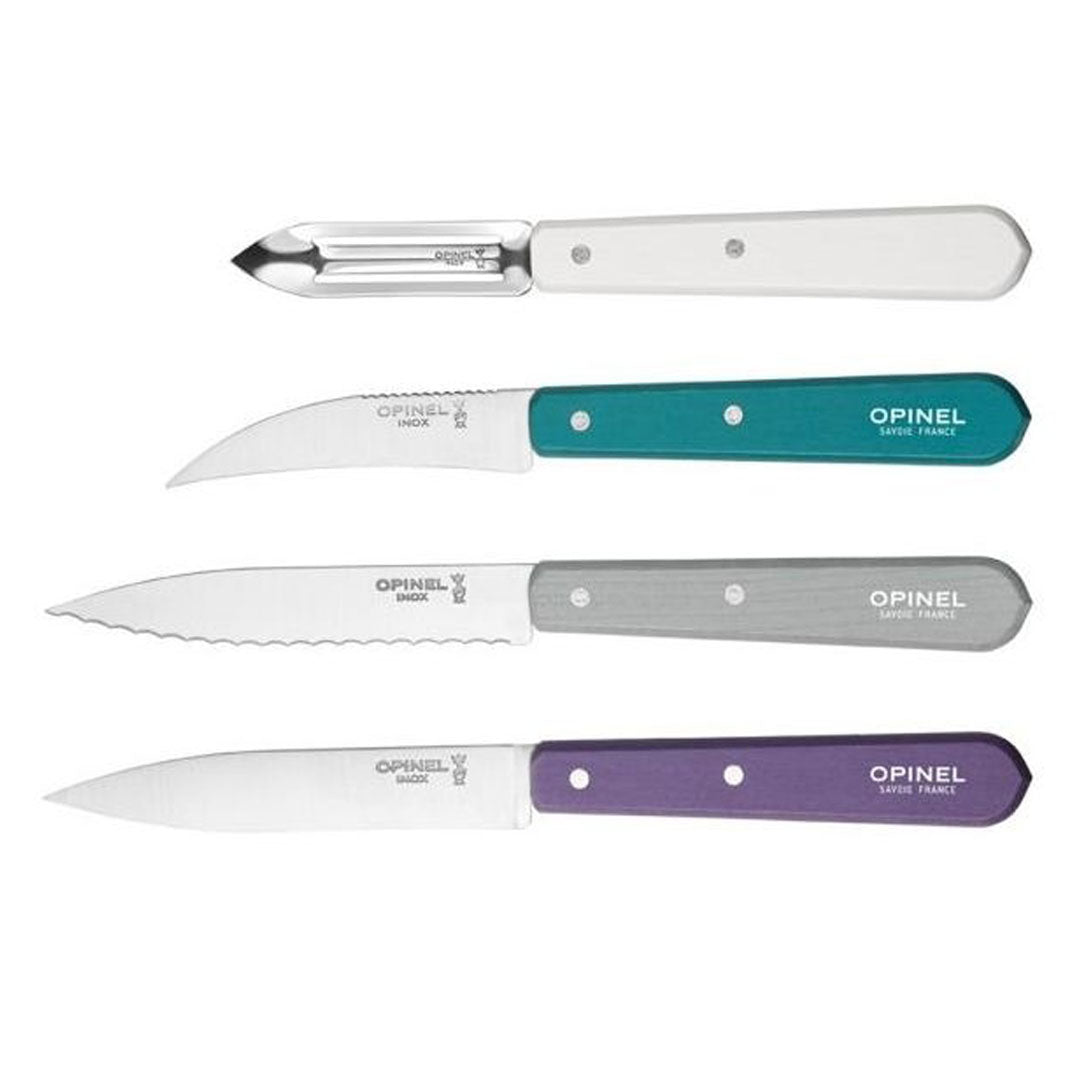 Opinel Classic Les essentiels keukenset 4 delig Beukenhout Art Deco