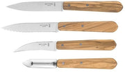 Opinel Classic Les essentiels keukenset 4 delig Olive