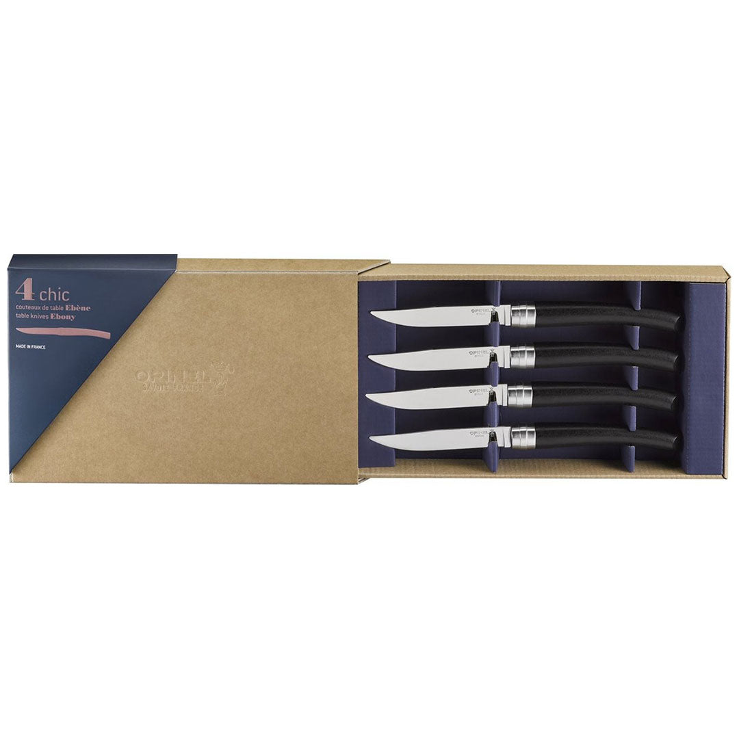 Opinel Table Chic Steakmessenset 4 delig