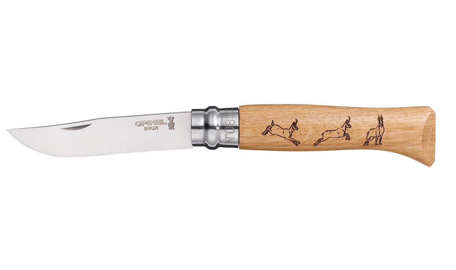 Opinel Zakmes N°08 Gegraveerd