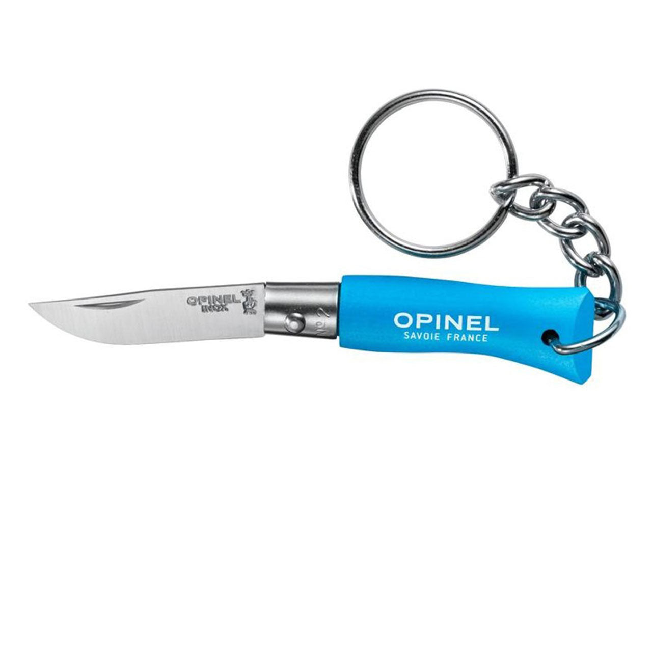 Opinel Zakmes N°02 RVS met sleutelhanger