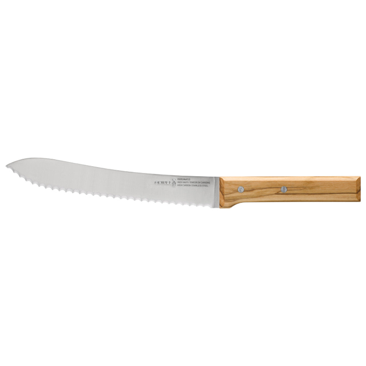 opinel broodmes olijfhout