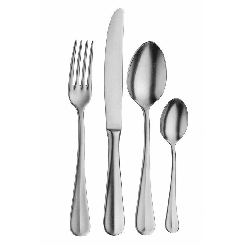 pintinox bestekset baguette stone washed 24 delig