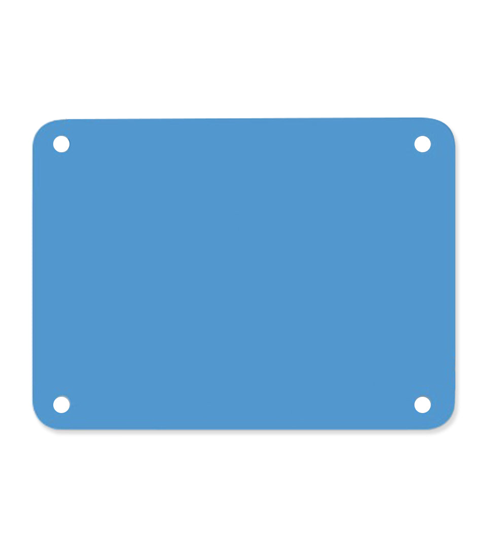 Profboard Snijplaat Blauw 30x40x0,1cm