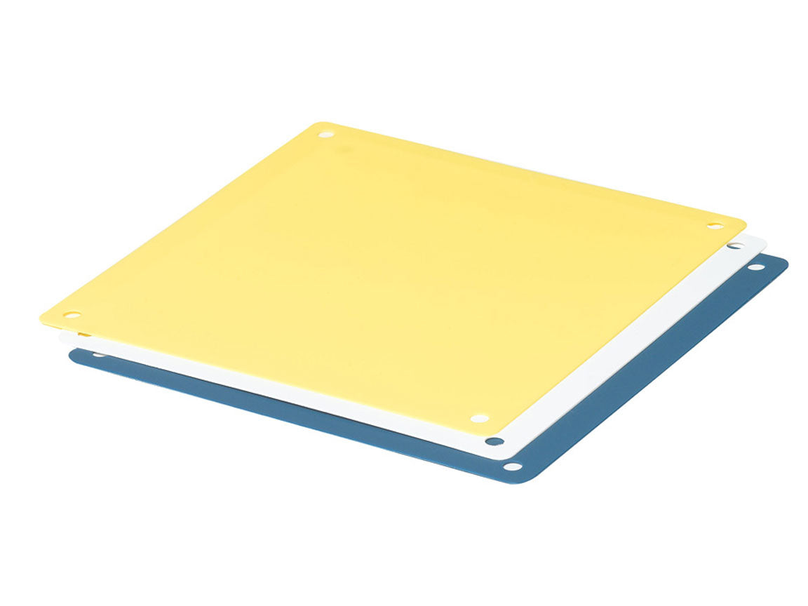 Profboard Snijplaat Wit, Geel en Blauw