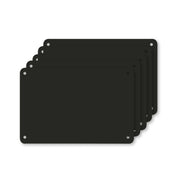Profboard Snijplaat Zwart 40x60x0,1cm 5 Stuks