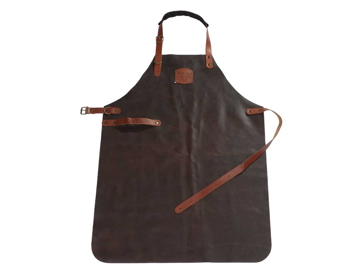 Diamant Sabatier Leren Schort Chocolat