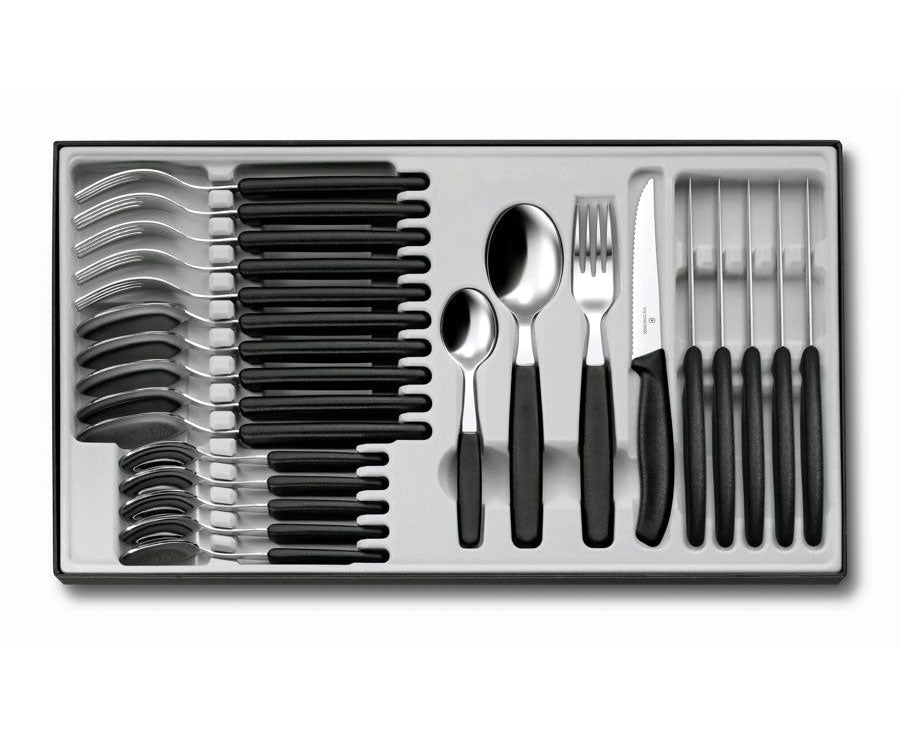 victorinox-bestekset-rvs-zwart-24-delig-swiss-classic