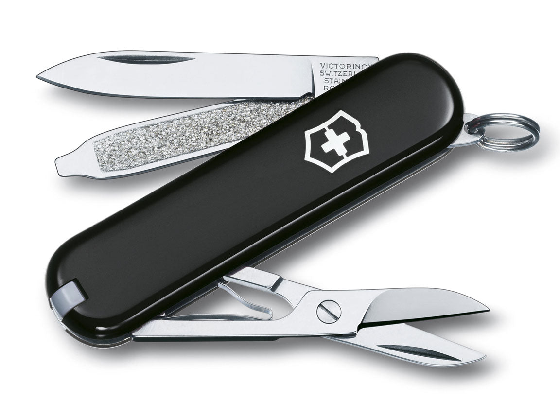 Victorinox Classic SD Zwart Zakmes 7 functies