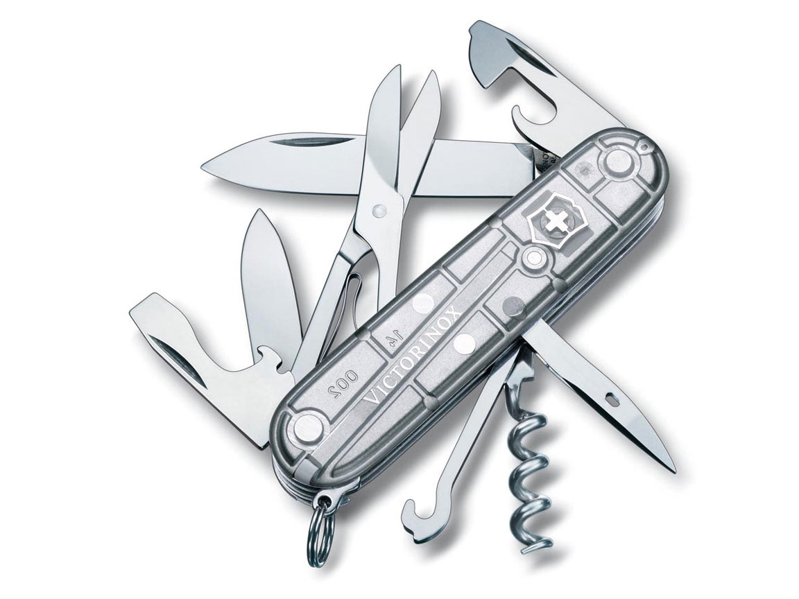 Victorinox Climber zakmes zilver transparant 14 functies